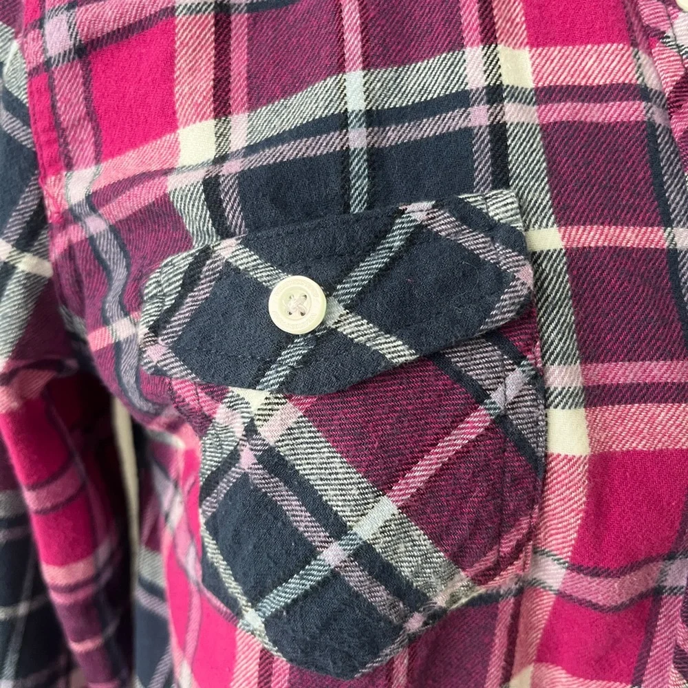 Weatherproof Vintage Ladies' Flannel Plaid Button Down Shirt | Size Medium - Picture 4 of 13
